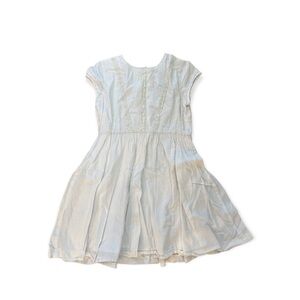 Olive Juice White Ruffle Dress